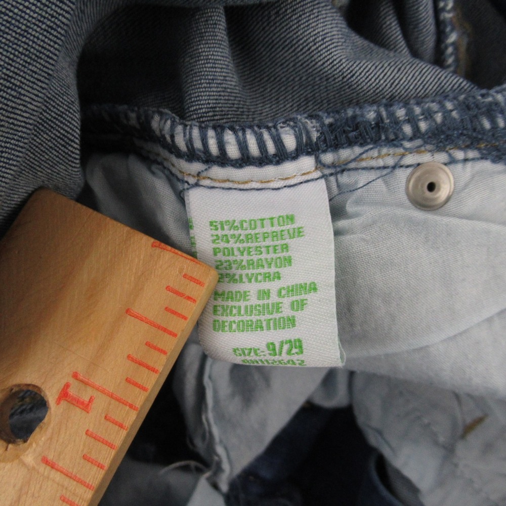 Telepatia Womens Bootcut Jean Size 9/29 (Measures 29x31) Light Wash Stretch - Picture 10 of 11